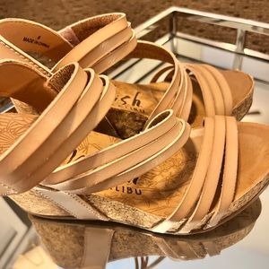 Blowfish strappy wedges - like new